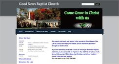 Desktop Screenshot of goodnewsbaptistchurch.org